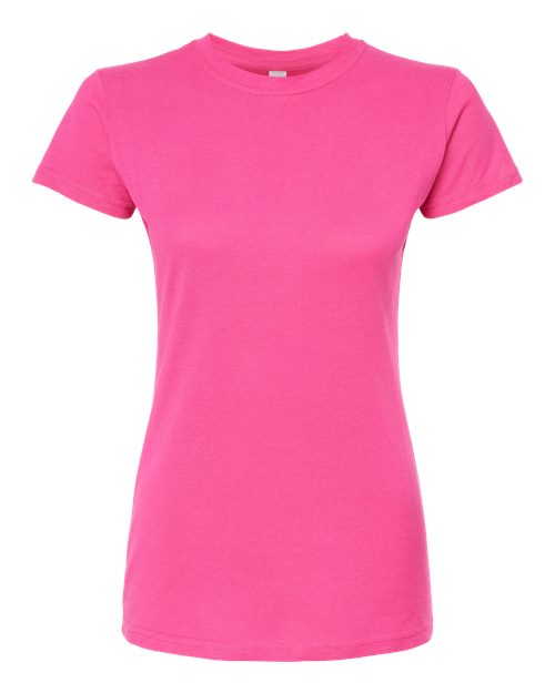 Women's Fine Jersey Slim Fit T-Shirt - Fuchsia Front