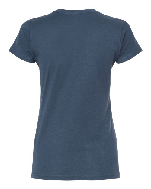 Women's Fine Jersey Slim Fit T-Shirt - Indigo Back