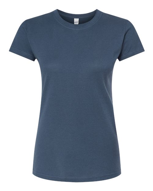 Women's Fine Jersey Slim Fit T-Shirt - Indigo Front