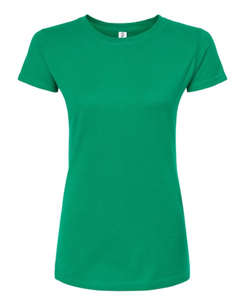 Women's Fine Jersey Slim Fit T-Shirt - Kelly Green Front