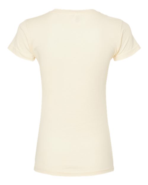 Women's Fine Jersey Slim Fit T-Shirt - Natural Back