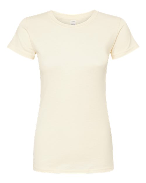Women's Fine Jersey Slim Fit T-Shirt - Natural Front