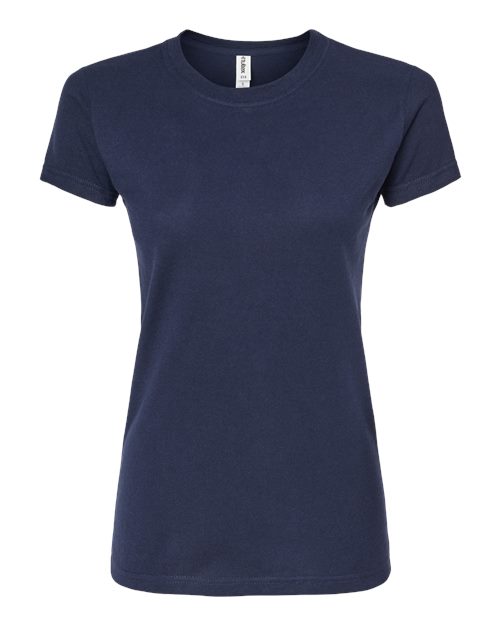 Women's Fine Jersey Slim Fit T-Shirt - Navy Front
