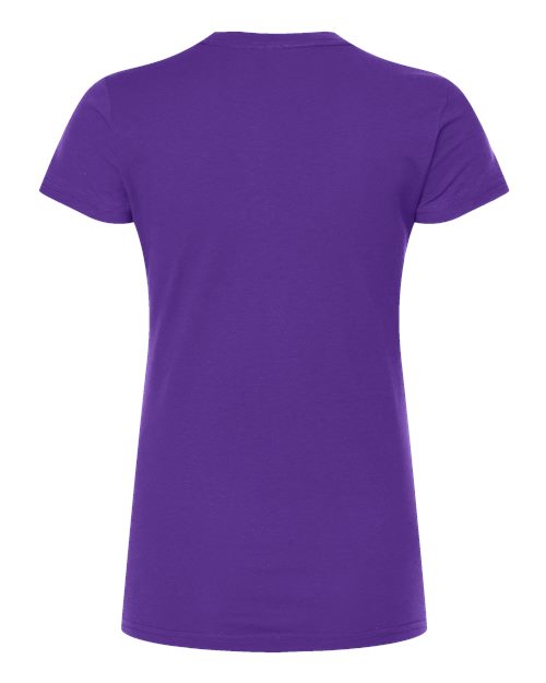 Women's Fine Jersey Slim Fit T-Shirt - Purple Back