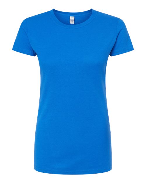 Women's Fine Jersey Slim Fit T-Shirt - Royal Front