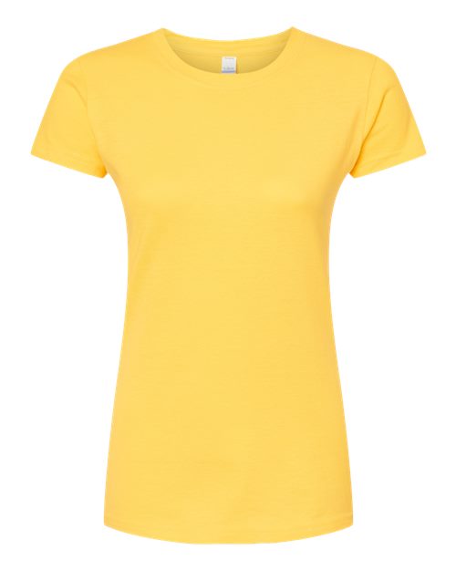 Women's Fine Jersey Slim Fit T-Shirt - Sunshine Front