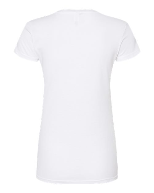 Women's Fine Jersey Slim Fit T-Shirt - White Back