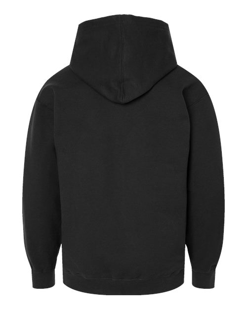 Youth Hooded Sweatshirt - Black Back