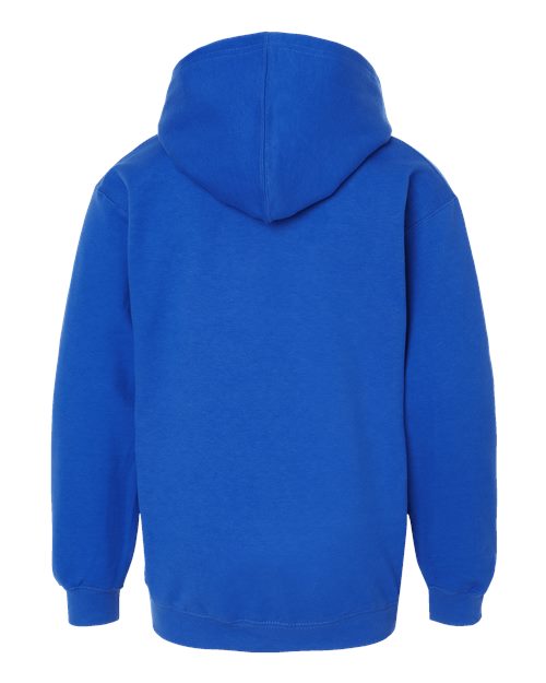 Youth Hooded Sweatshirt - Royal Back