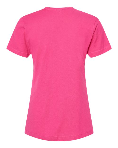 Women's Fine Jersey Classic Fit T-Shirt - Fuchsia Back