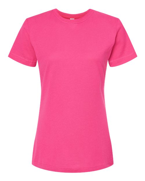Women's Fine Jersey Classic Fit T-Shirt - Fuchsia Front
