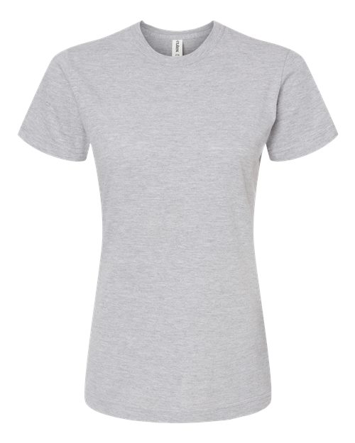 Women's Fine Jersey Classic Fit T-Shirt - Heather Grey Front