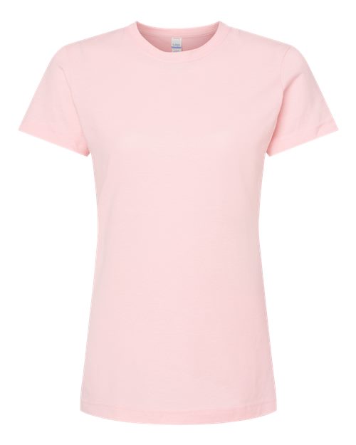 Women's Fine Jersey Classic Fit T-Shirt - Pink Front