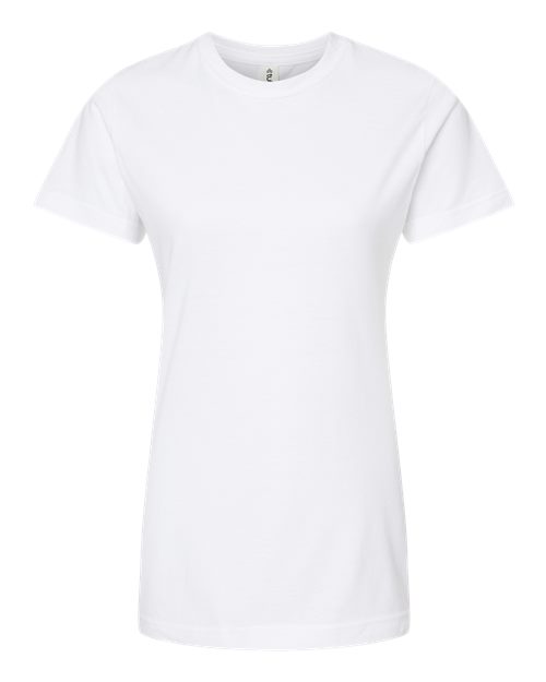 Tultex Women's Fine Jersey Classic Fit T-Shirt - White Front