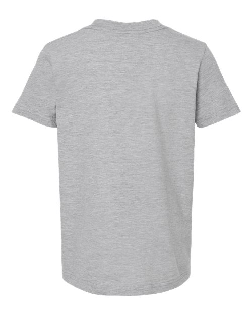 Youth Fine Jersey T-Shirt - Heather Grey Back