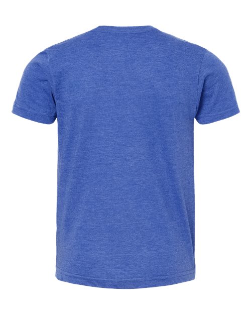 Youth Fine Jersey T-Shirt - Heather Royal Back