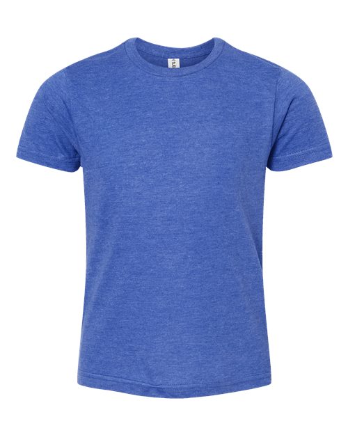 Youth Fine Jersey T-Shirt - Heather Royal Front