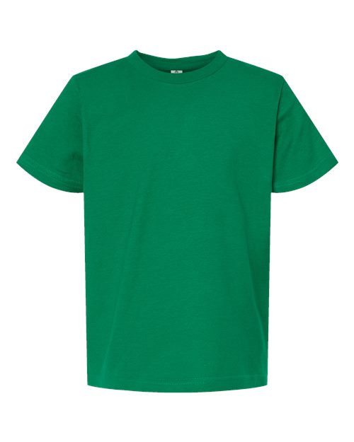 Youth Fine Jersey T-Shirt - Kelly Green Front