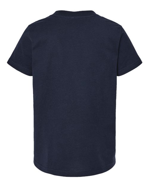 Youth Fine Jersey T-Shirt - Navy Back