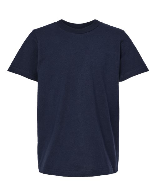 Youth Fine Jersey T-Shirt - Navy Front