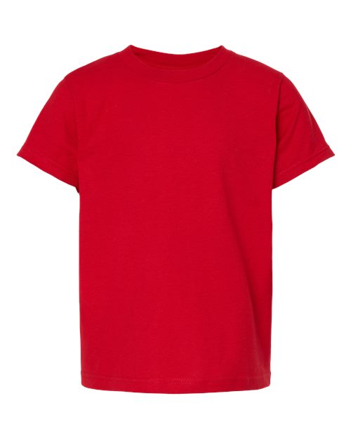 Youth Fine Jersey T-Shirt - Red Front