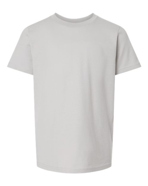 Youth Fine Jersey T-Shirt - Silver Front