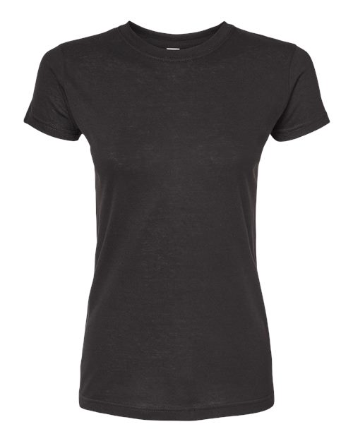 Women's Poly-Rich T-Shirt - Black Front