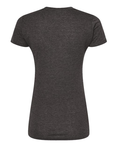 Women's Poly-Rich T-Shirt - Heather Graphite Back