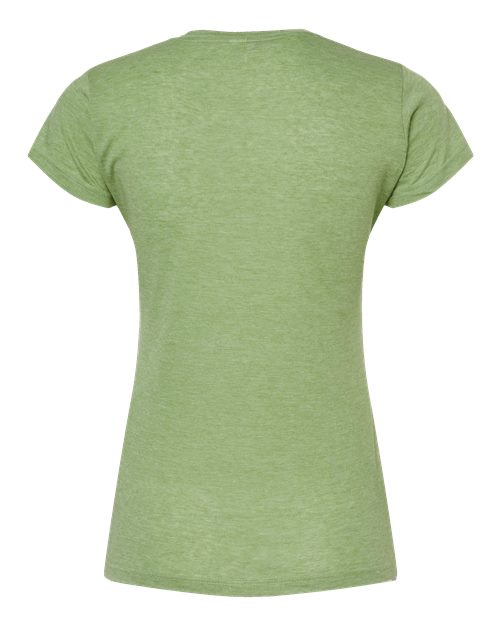 Women's Poly-Rich T-Shirt - Heather Green Back