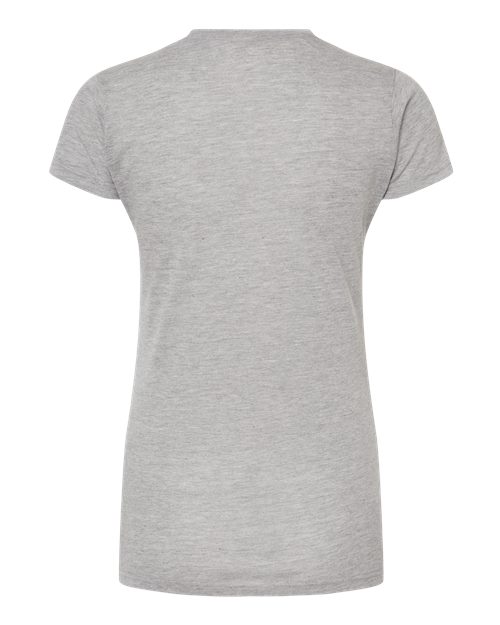 Women's Poly-Rich T-Shirt - Heather Grey Back