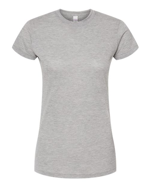 Women's Poly-Rich T-Shirt - Heather Grey Front
