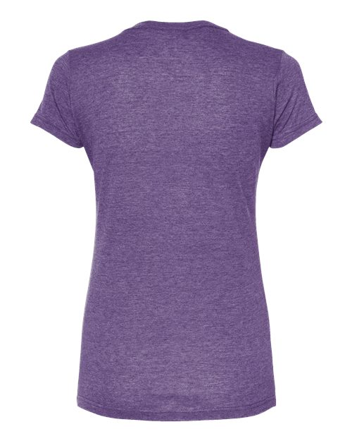 Women's Poly-Rich T-Shirt - Heather Purple Back