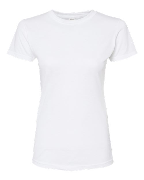 Women's Poly-Rich T-Shirt - White Front
