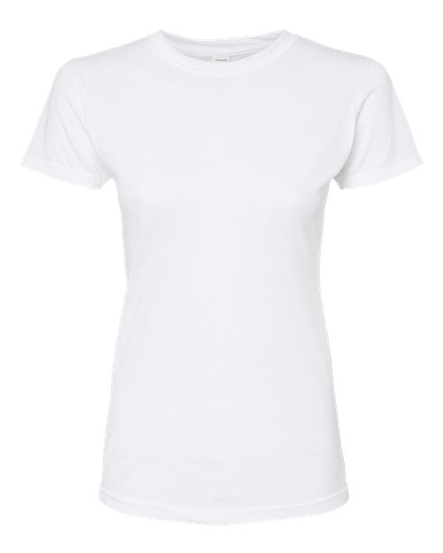 Tultex Women's Poly-Rich T-Shirt - White Front