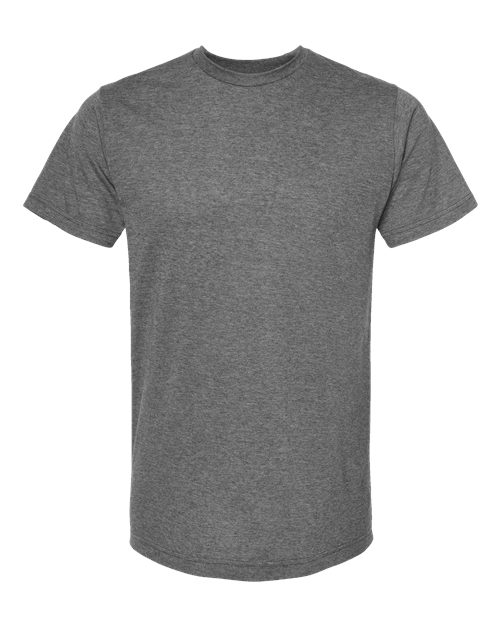Unisex Poly-Rich T-Shirt - Heather Charcoal Front