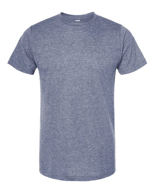 Unisex Poly-Rich T-Shirt - Heather Denim Front