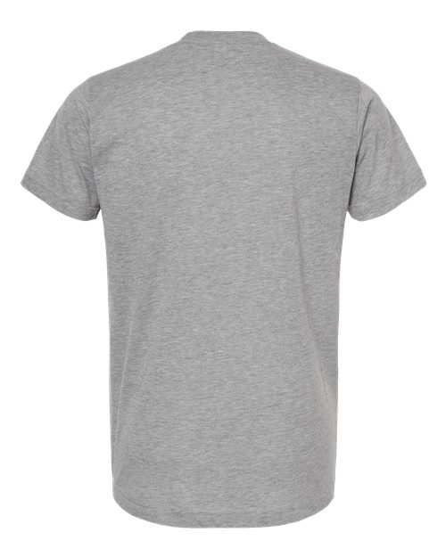 Unisex Poly-Rich T-Shirt - Heather Grey Back