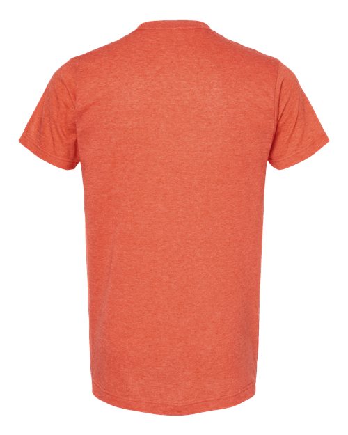 Unisex Poly-Rich T-Shirt - Heather Orange Back