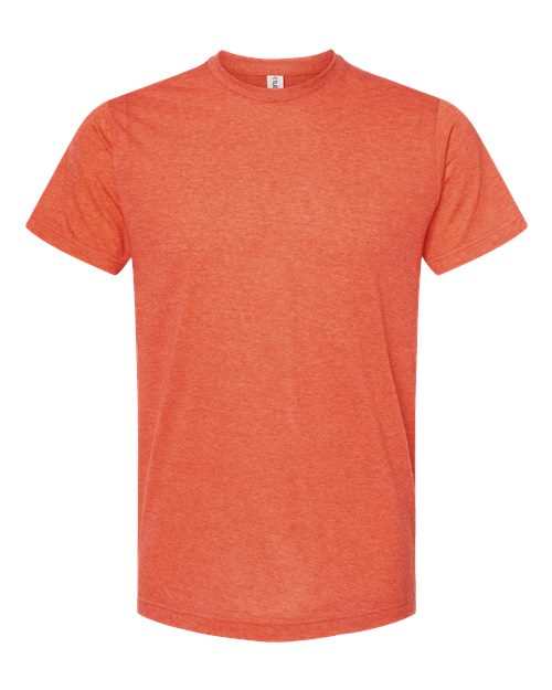 Unisex Poly-Rich T-Shirt - Heather Orange Front