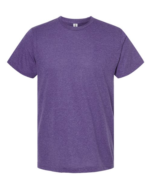 Unisex Poly-Rich T-Shirt - Heather Purple Front
