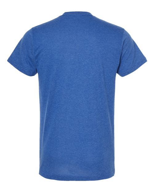 Unisex Poly-Rich T-Shirt - Heather Royal Back