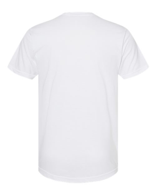Unisex Poly-Rich T-Shirt - White Back