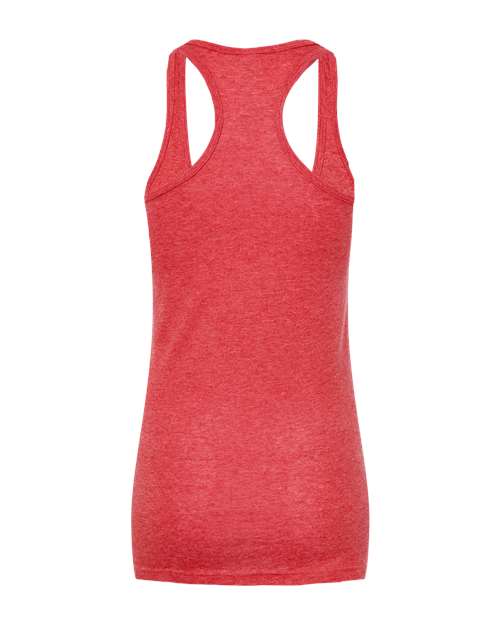 Women's Poly-Rich Racerback Tank Top - Heather Red Back
