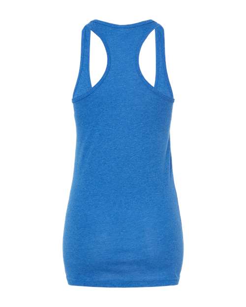 Women's Poly-Rich Racerback Tank Top - Heather Royal Back