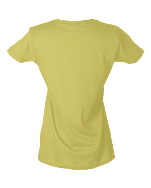 Women's Fine Jersey Slim Fit T-Shirt - Lemon Back