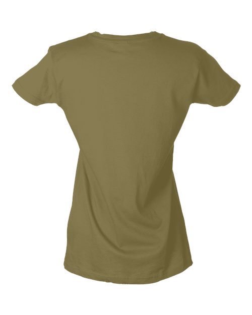 Women's Fine Jersey Slim Fit T-Shirt - Sand (disc) Back