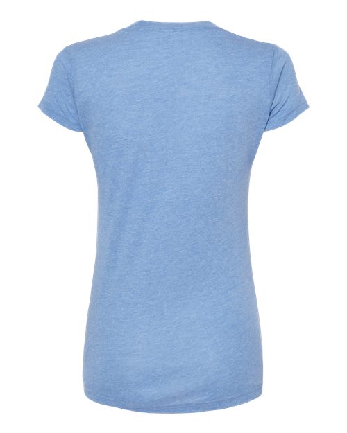 Women's Tri-Blend T-Shirt - Athletic Blue Tri Blend Back