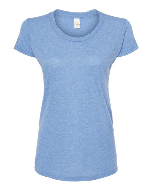 Women's Tri-Blend T-Shirt - Athletic Blue Tri Blend Front