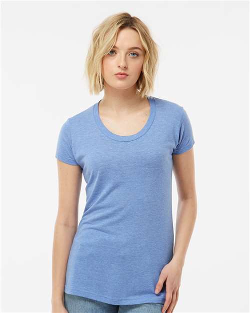 Tultex Women's Tri-Blend T-Shirt - Model Front