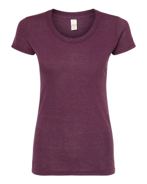 Women's Tri-Blend T-Shirt - Berry Tri Blend Front